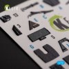 KELIK K72141 F-35B - interior 3D decals for Tamiya kit 1/72